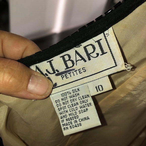 Vintage 90s Beaded Cocktail Dress Vintage - Picture 4 of 6